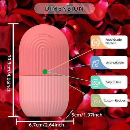 Moule à Glace en Silicone pour Soins du Visage